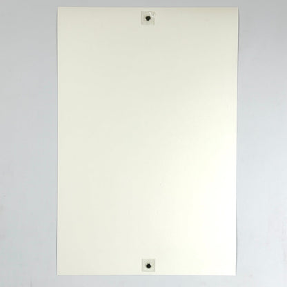 Backside of poster to show pristine condition. 