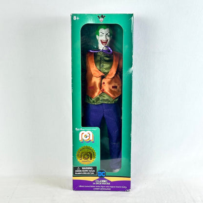 DC Comics Joker Classic Figure in its original green window box packaging.