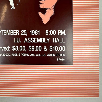 Bottom right corner of poster in near mint condition. 