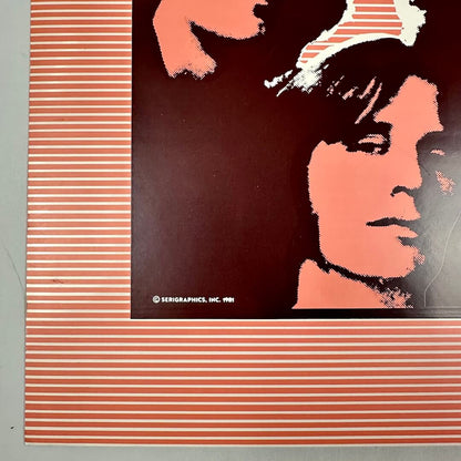 Bottom left corner of poster in near mint condition. 