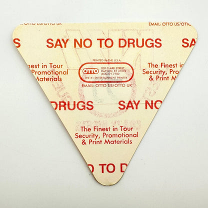 Backside of sticker to show intact backing and pristine condition. 