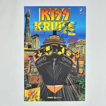Kiss Kruise poster with colorful design and text on a white background
