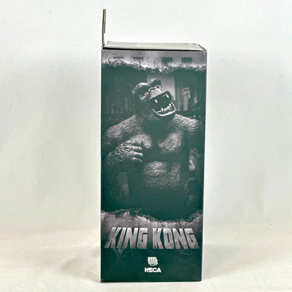 Box featuring a depiction of King Kong with the brand 'NECA' on a white background