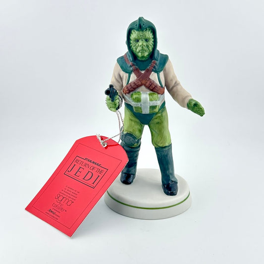Star Wars figurine with a red tag on a white background
