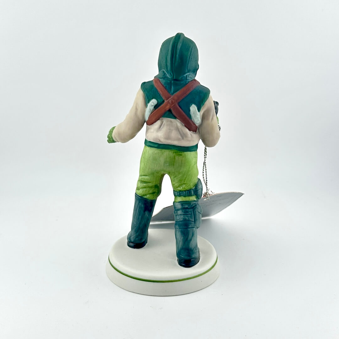 Star Wars figurine with a red tag on a white background