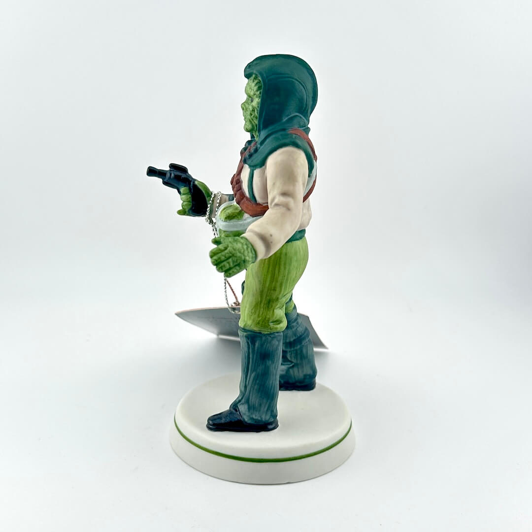Star Wars figurine with a red tag on a white background
