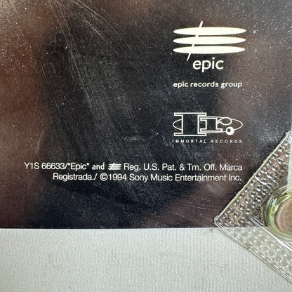 Close up of copyright information. 