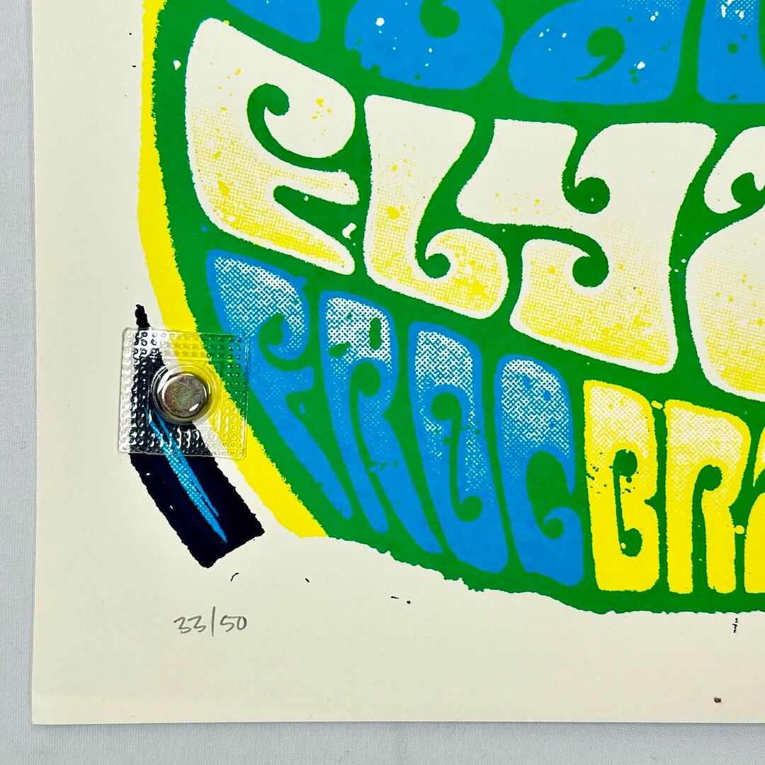 Bottom left corner with poster number and in mint condition. 