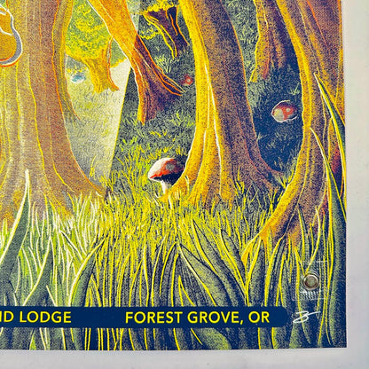 Bottom right corner with artist signature and in mint condition. 