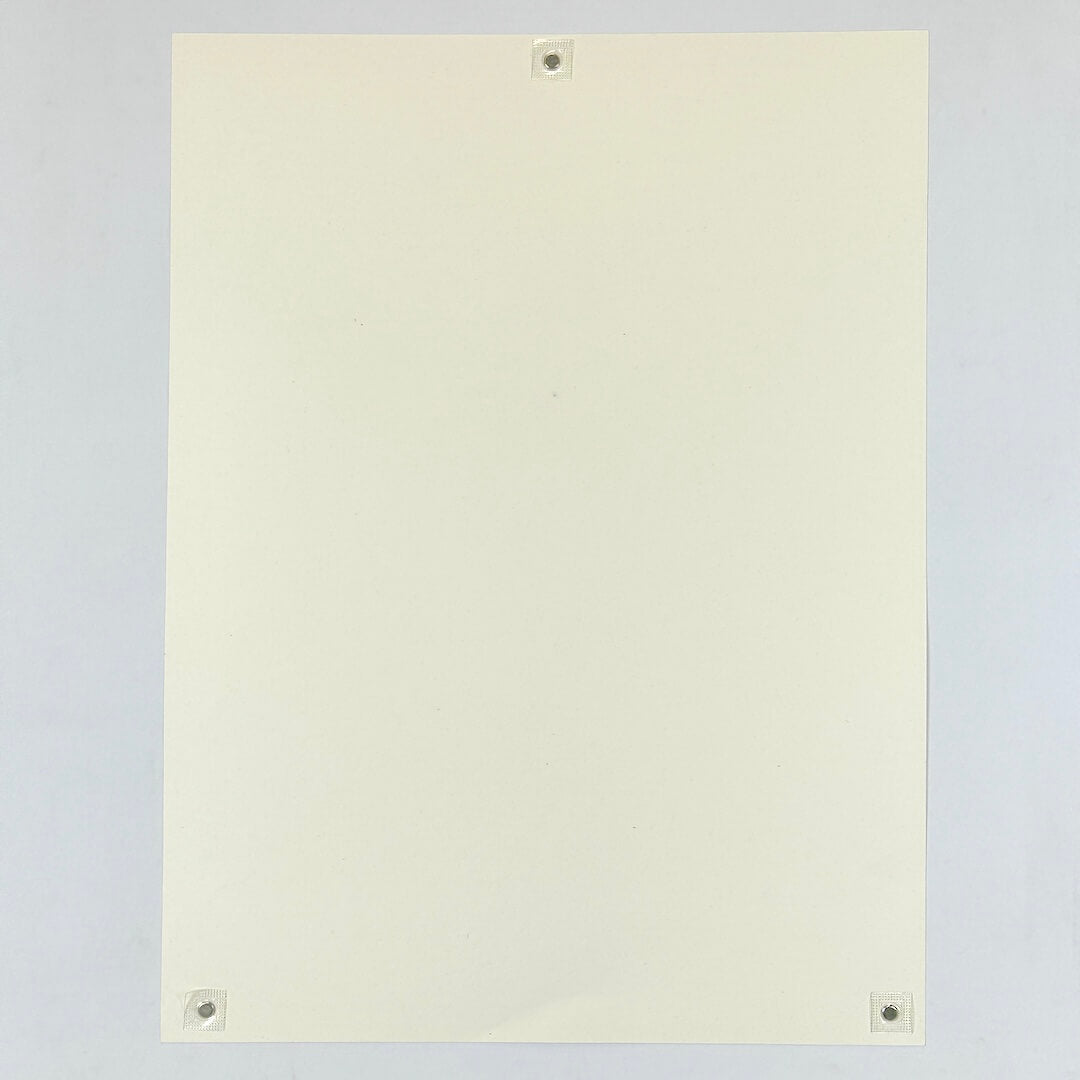 Backside of poster to show no damage and mint condition. 