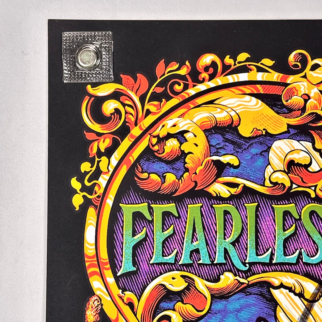 Top left corner with good corner and edges. 