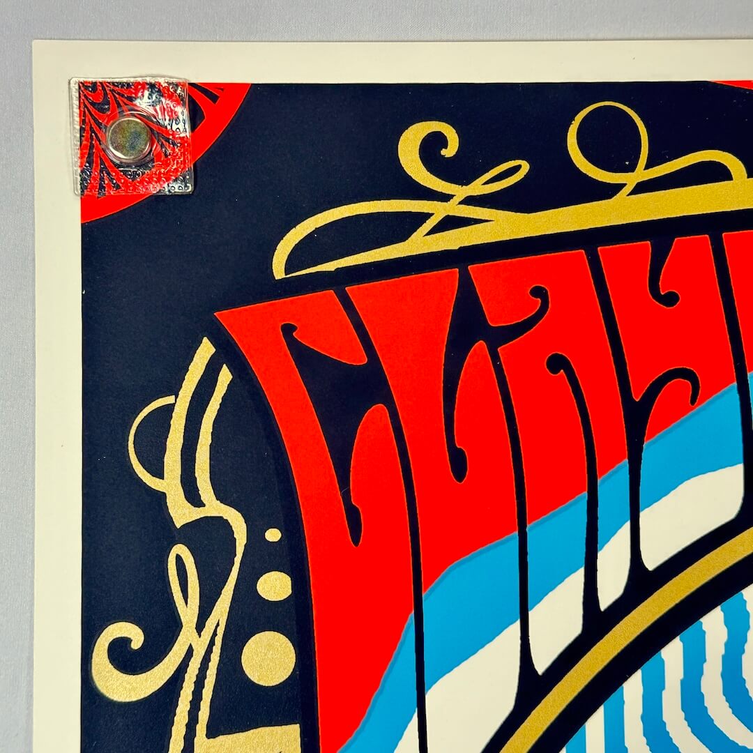 Top left corner of poster in mint condition. 