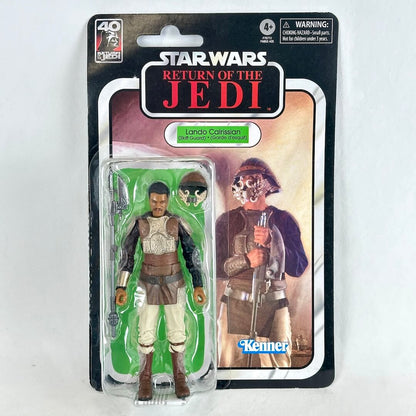 Star Wars Return of the Jedi Lando Calrissian action figure in its original Kenner blister packaging.