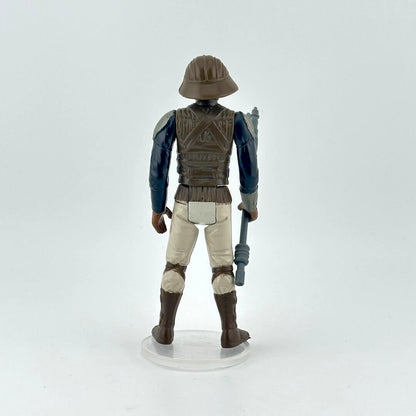 Action figure of Lando in Skiff Guard outfit from Star Wars franchise on a white background