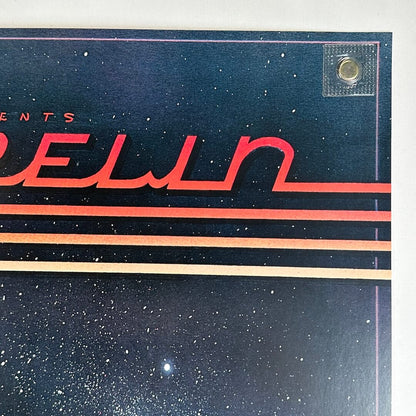 Top right corner of poster with no visible damage.