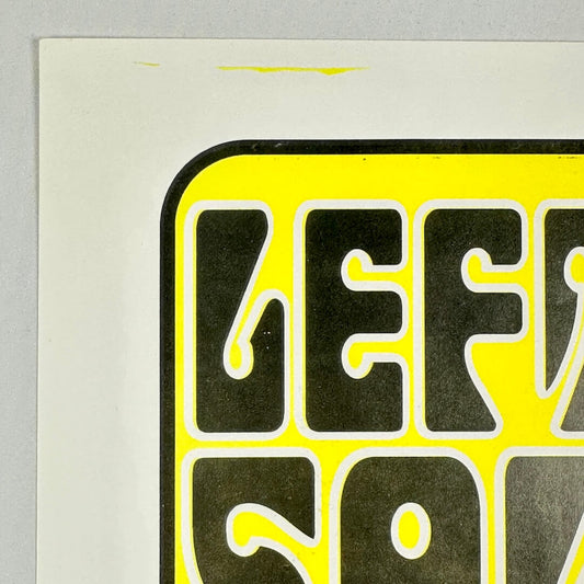 Top left corner of poster in mint condition. 