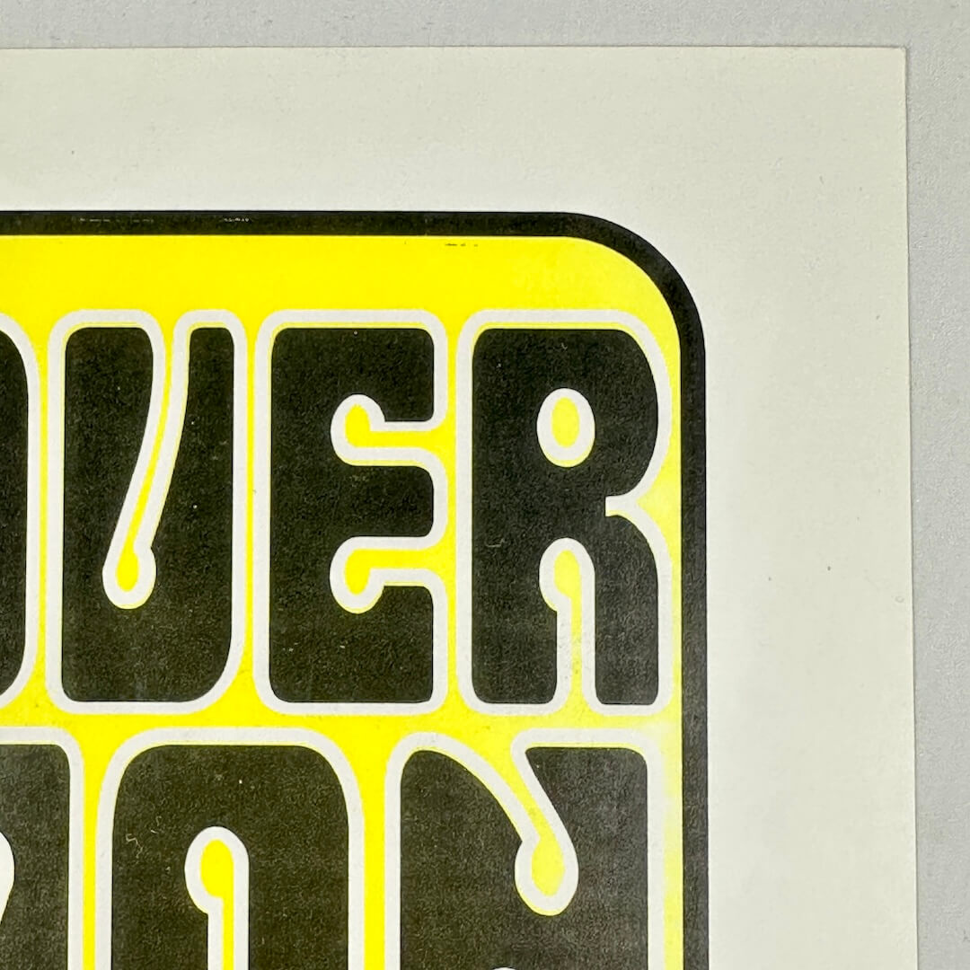 Top right corner of poster in mint condition. 