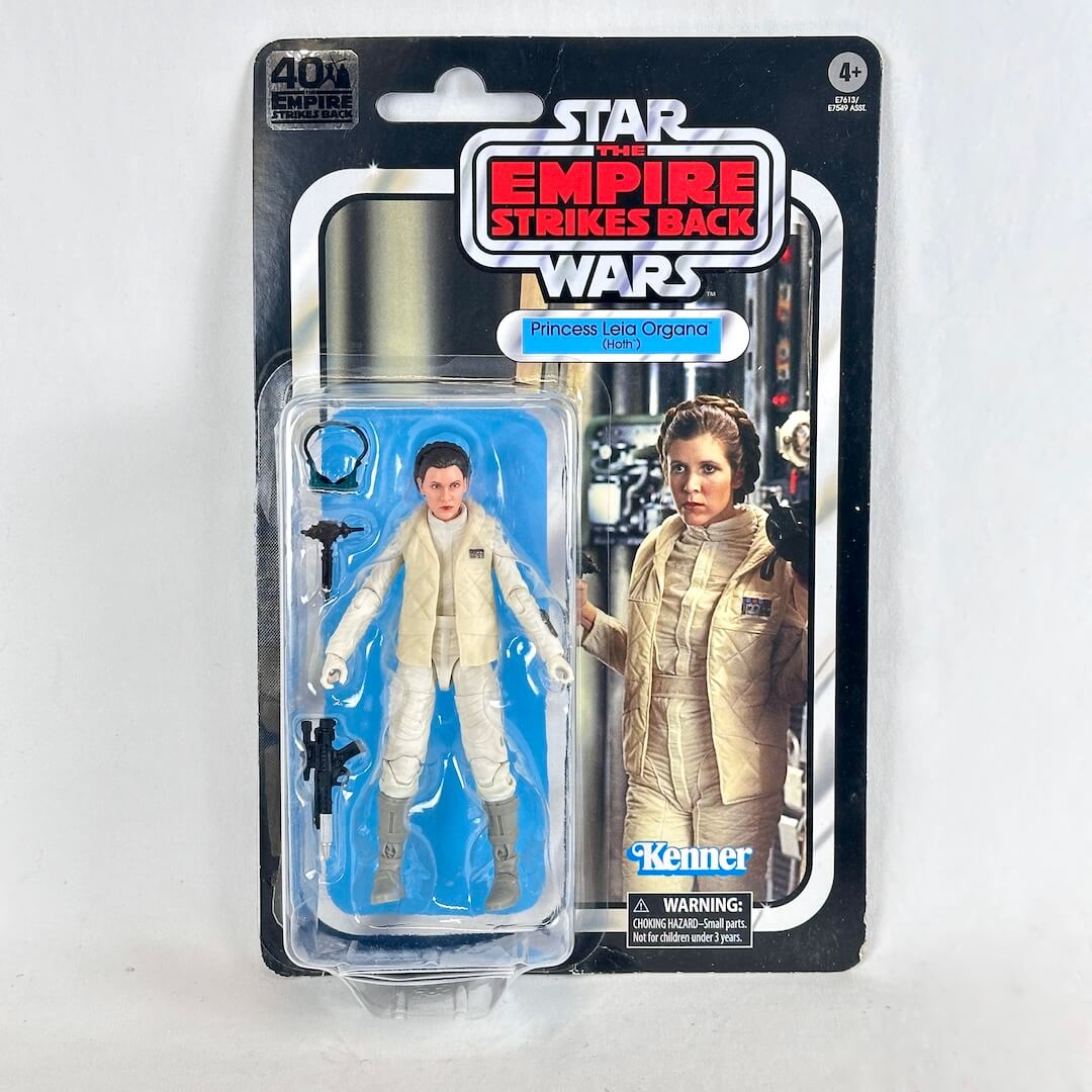 Kenner Star Wars Princess Leia action figure in its original blister card packaging.