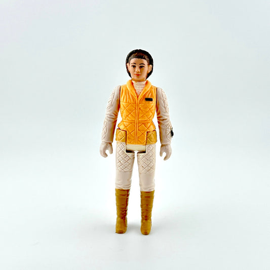 Action figure of Leia in her Hoth outfit, no accessory, standing against white background.