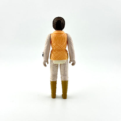 Action figure of Leia in her Hoth outfit, no accessory, standing against white background.