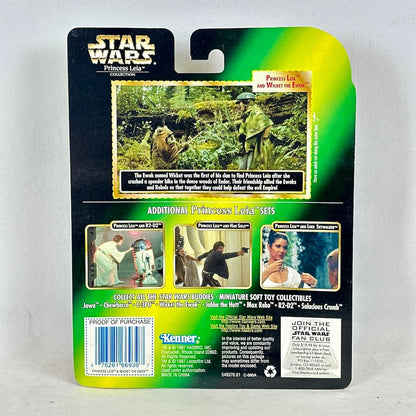 Star Wars Princess Leia action figure packaging on a white background