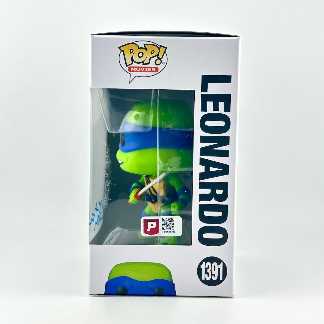 Pop! Movies Leonardo figure packaging on a white background