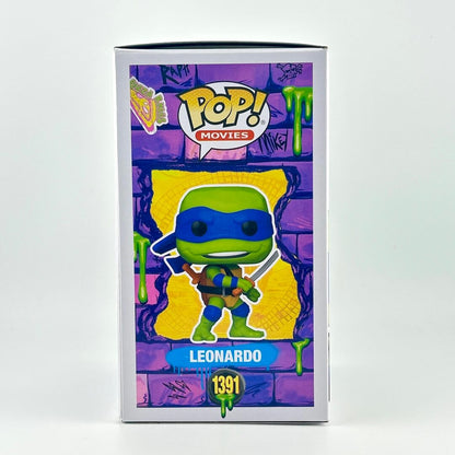 Pop! Movies Leonardo figure packaging with colorful design