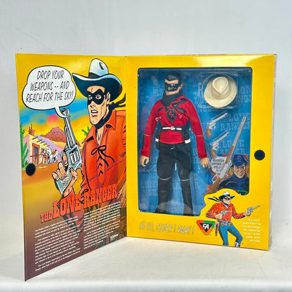 Toy figure in packaging with 'The Lone Ranger' theme