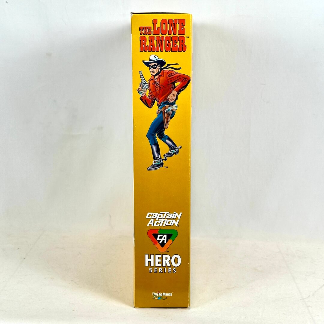 Box of Captain Action Lone Ranger toy figure on a white background