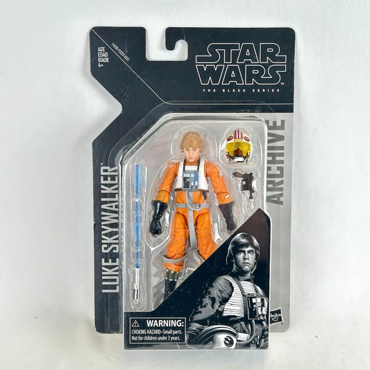 Star Wars The Black Series Luke Skywalker action figure in its original packaging.