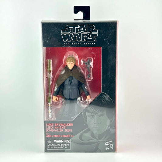Star Wars action figure in original retail packaging with window displaying figure in all black with accessories. 