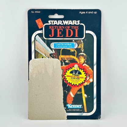 Vintage Star Wars action figure packaging with 'Return of the Jedi' branding on a white background.