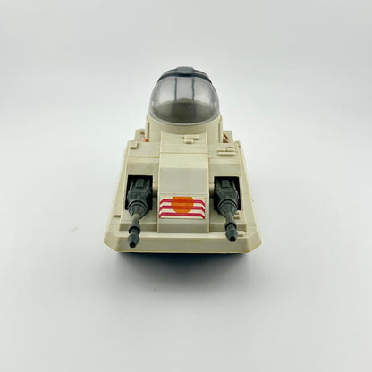 Toy tank model on a white background