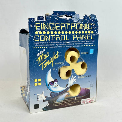Fingertronic control panel packaging with blue and yellow design on a white background