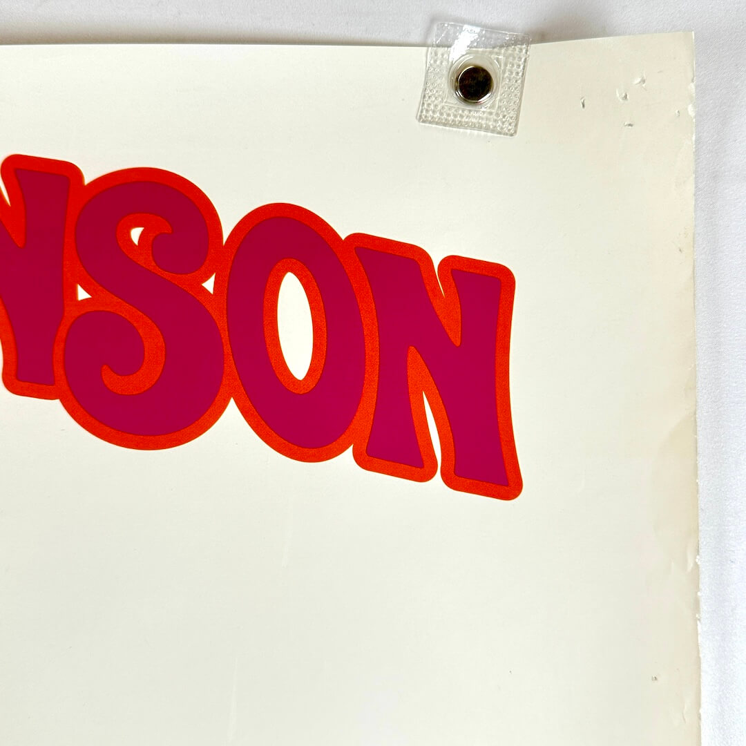 Top right corner with pin holes