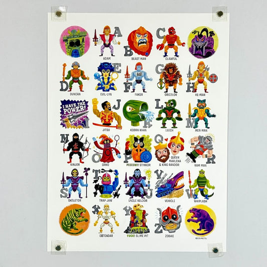 Masters of the Alphabet - Print by Luke Flowers