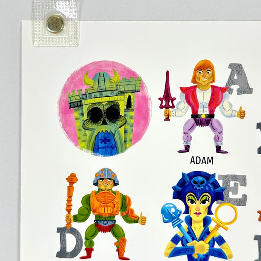 Masters of the Alphabet - Print by Luke Flowers