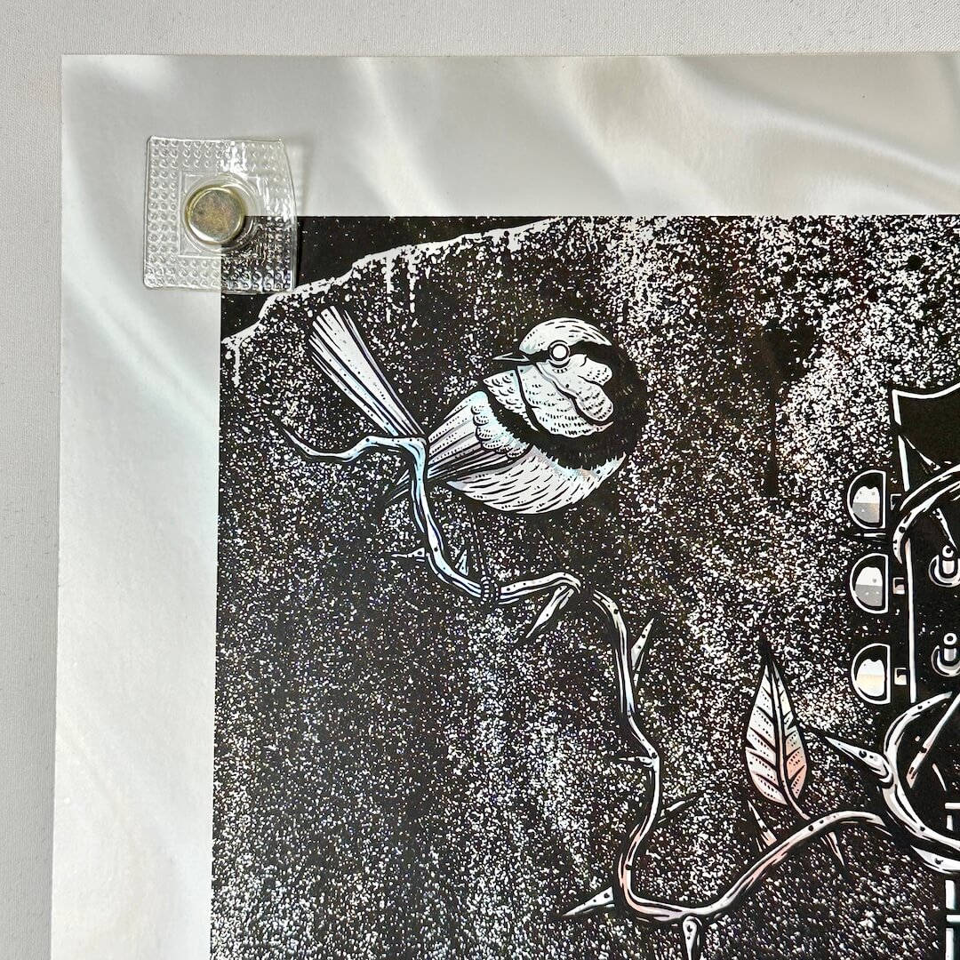 Top left corner of poster in mint condition. 