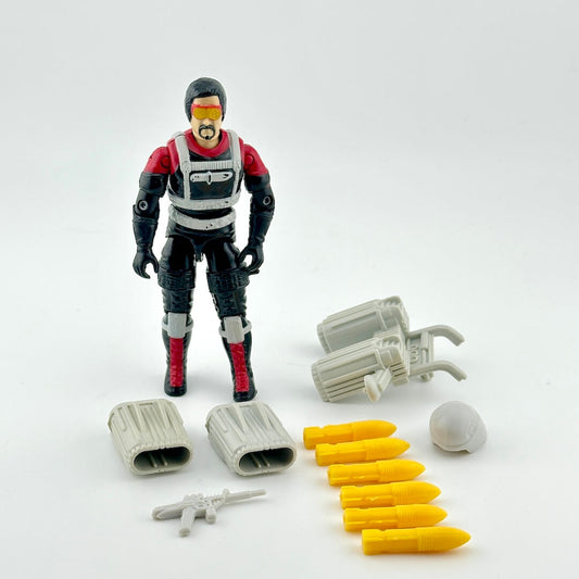 Toy figure with accessories on a white background