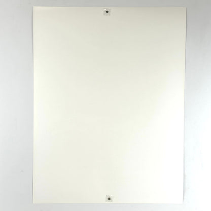 Backside of poster to show pristine condition. 