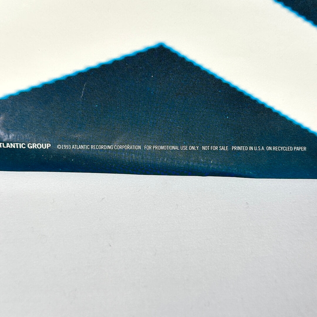 Bottom center of poster with copyright and promo information. 