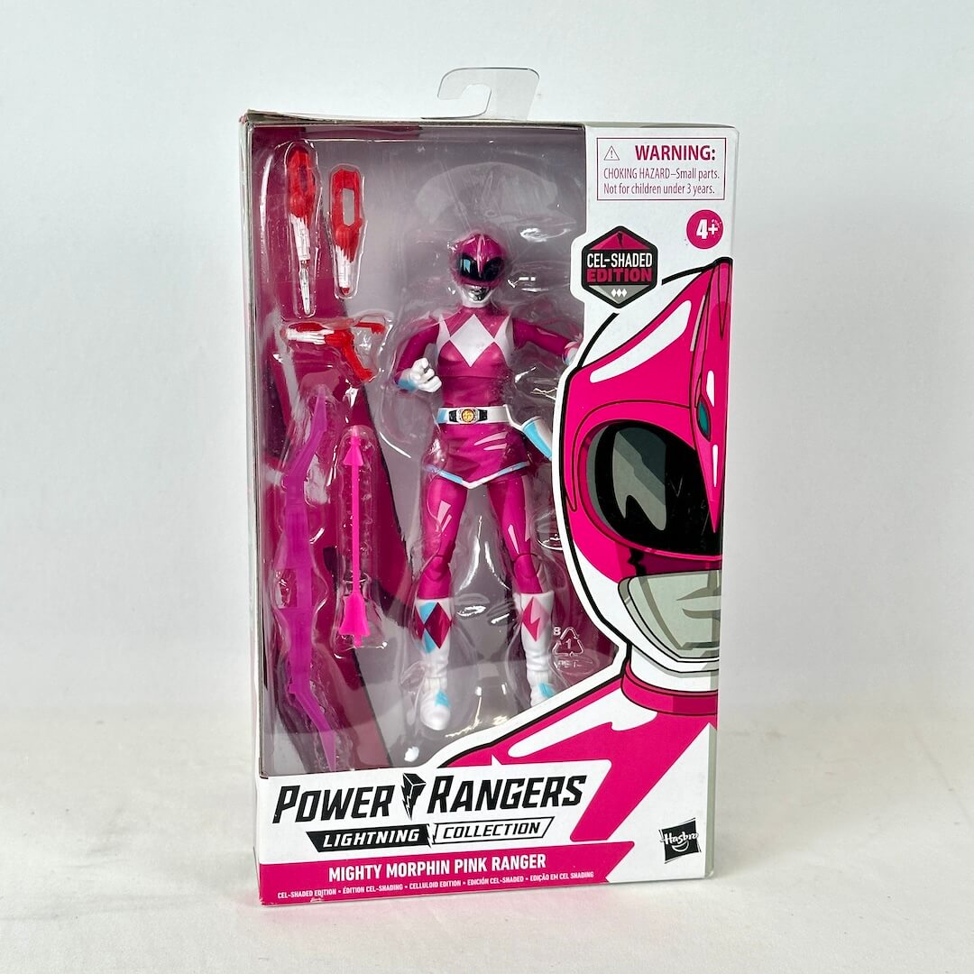 Hasbro Power Rangers Lightning Collection Mighty Morphin Pink Ranger action figure in its original packaging.