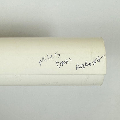 Rolled poster to show pen note on reverse side. 