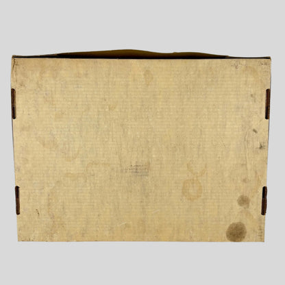 Brown cardboard box on a white background