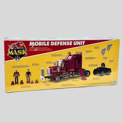 Toy packaging with "MASK" branding against white background. 