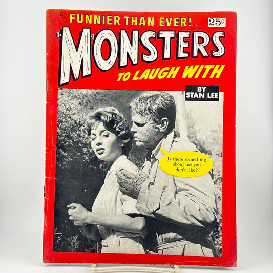 Vintage magazine cover titled with a bright red border and a black-and-white photo of a couple on the cover.