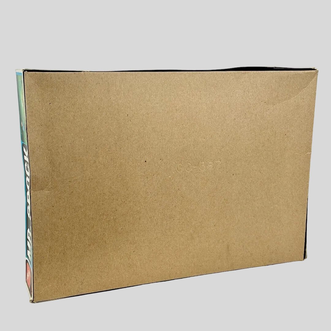 Brown cardboard box on a white background
