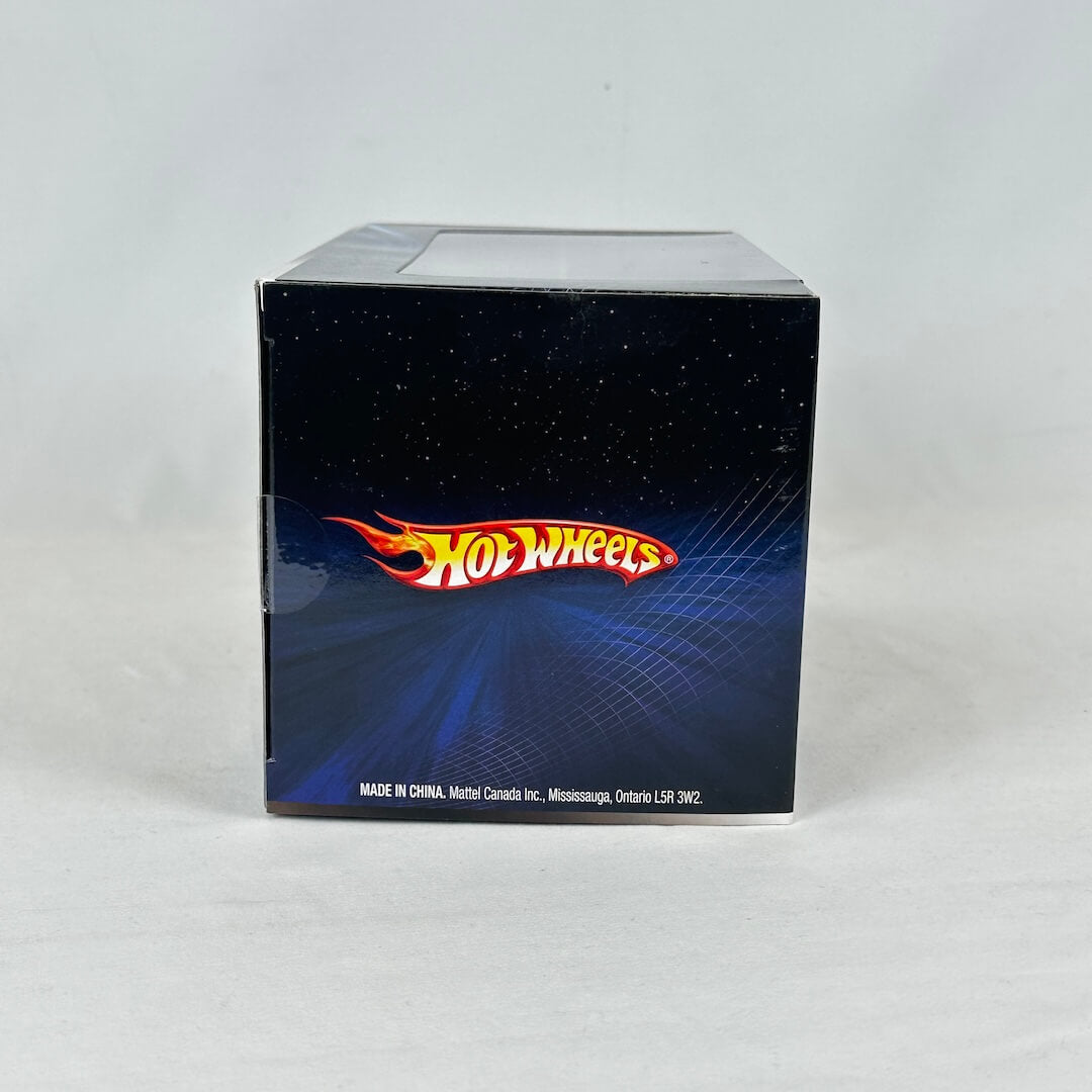 Hot Wheels toy packaging box on a white background
