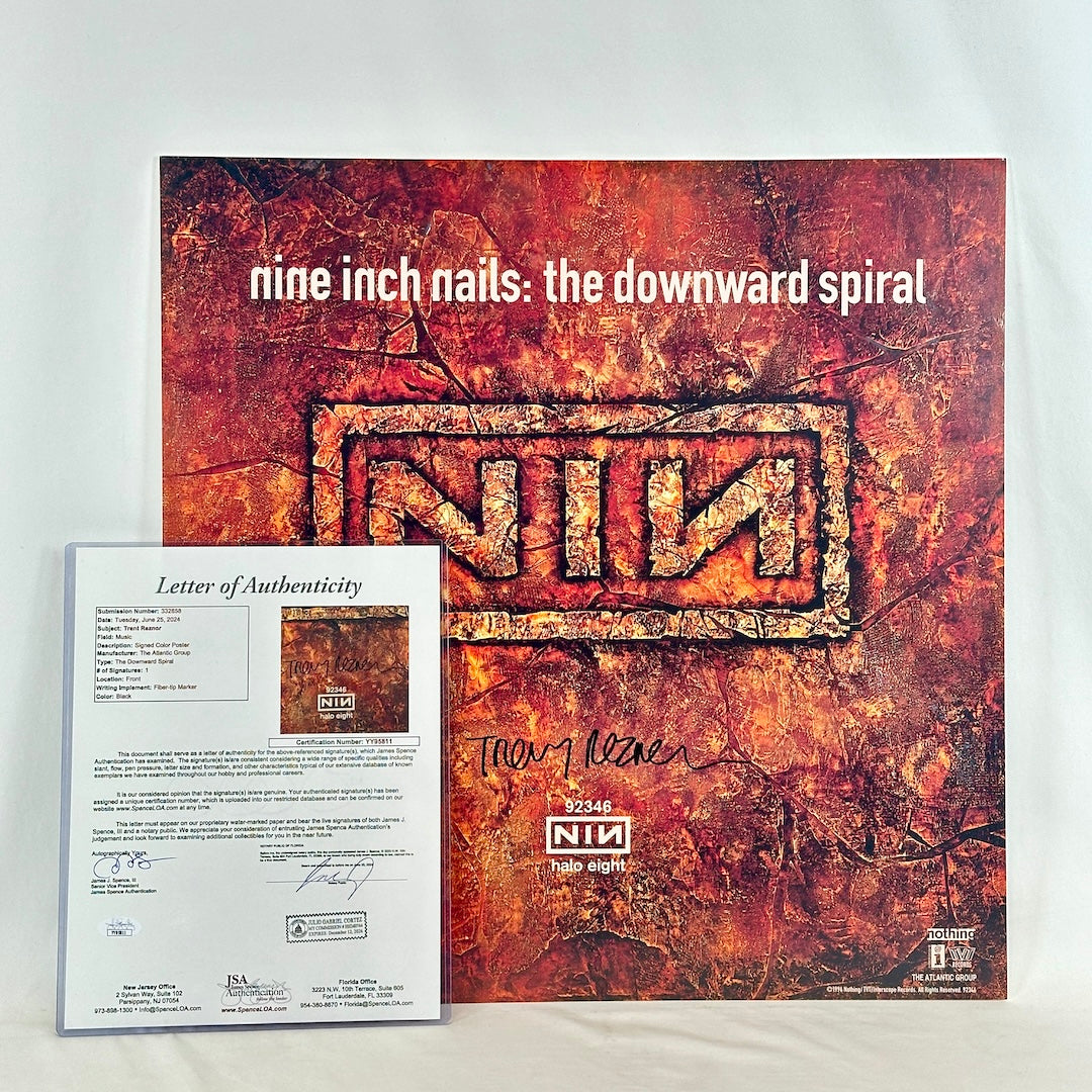 Trent Reznor Signed Promo Poster - Nine Inch Nails - JSA