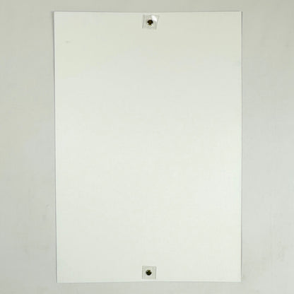 Backside of poster showing zero damage and pristine condition. 